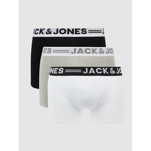 Obcisłe bokserki o kroju comfort fit w zestawie 3 szt. Jack & Jones L okazja Peek&Cloppenburg 