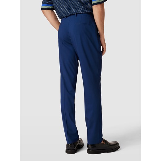 Spodnie do garnituru o kroju slim fit z mieszanki żywej wełny model ‘Genius’ 102 Peek&Cloppenburg 