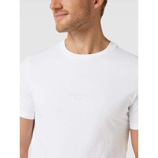 T-shirt w jednolitym kolorze model ‘AIDY’ Guess S Peek&Cloppenburg 