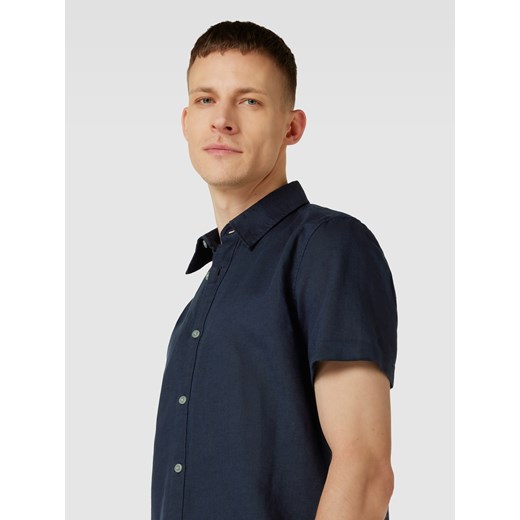 Esprit koszula męska z krótkim rękawem casual bawełniana 