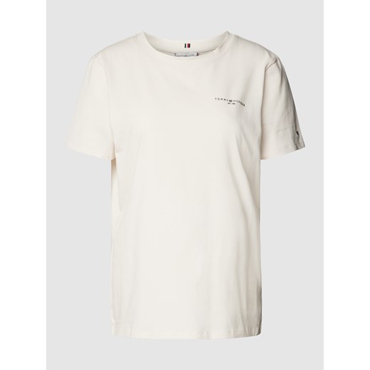 T-shirt z nadrukiem z logo Tommy Hilfiger L okazja Peek&Cloppenburg
