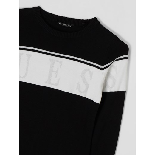 Sukienka z dzianiny z wyhaftowanym logo Guess 140 Peek&Cloppenburg