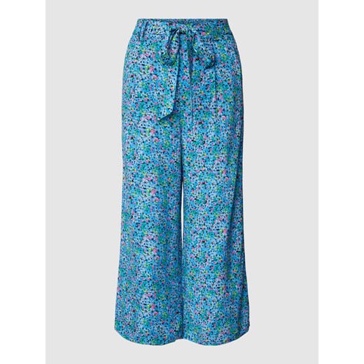 Niebieskie spodnie damskie ONLY retro wiosenne z wiskozy 