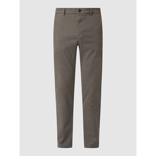 Spodnie o kroju slim tapered fit z dodatkiem streczu model ‘York’ Selected Homme 32/34 Peek&Cloppenburg 