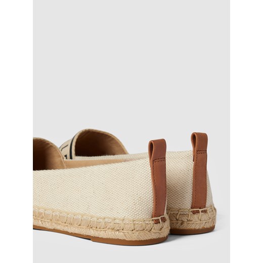 Espadryle damskie Ralph Lauren z tkaniny płaskie casual bez zapięcia