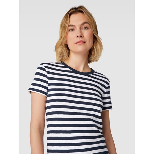 T-shirt z czystej bawełny z wzorem w paski model ‘Esla’ M Peek&Cloppenburg 