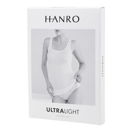 Top z merceryzowanej bawełny model ‘Ultra Light’ — szybkoschnący Hanro XS okazyjna cena Peek&Cloppenburg 