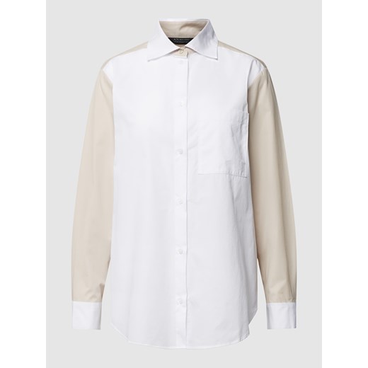 Bluzka koszulowa z kieszenią na piersi Armani Exchange XS Peek&Cloppenburg