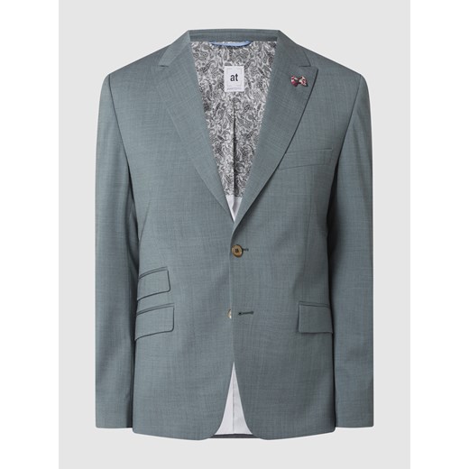 Atelier torino marynarka męska elegancka zielona z elastanu