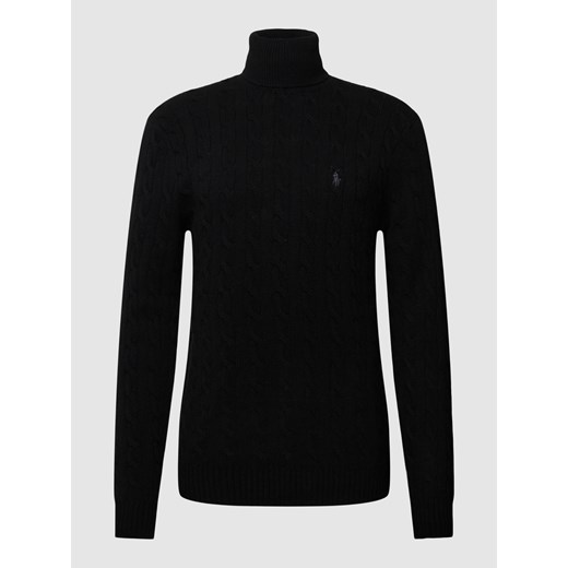 Sweter męski Polo Ralph Lauren czarny wełniany 