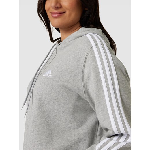 Adidas Sportswear Plus bluza damska krótka z bawełny 
