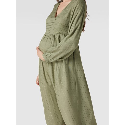 Sukienka midi ciążowa w stylu kopertowym L okazyjna cena Peek&Cloppenburg 