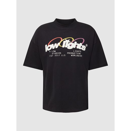 T-shirt z nadrukiem z logo Low Lights Studios S Peek&Cloppenburg 