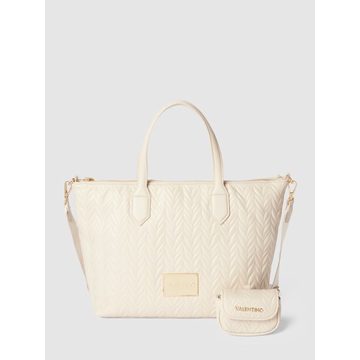Torba shopper z fakturowanym wzorem model ‘SUNNY RE SHOPPING BAG’ Valentino Bags One Size Peek&Cloppenburg okazyjna cena