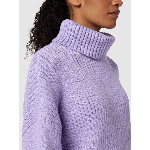 Sweter z dzianiny z golfem model ‘Leah’ Another Label XS Peek&Cloppenburg