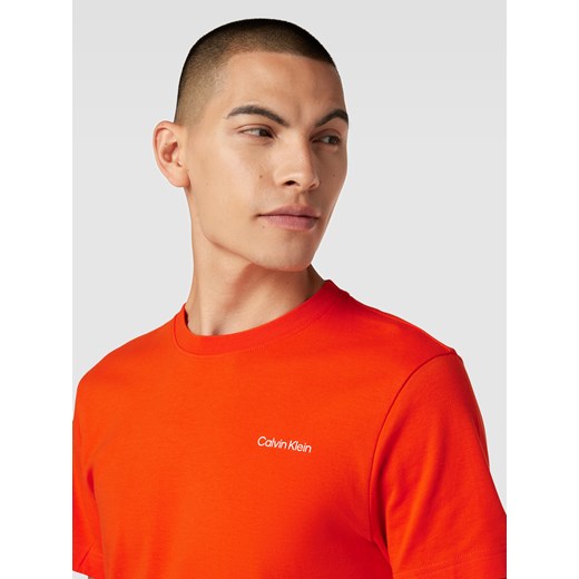 T-shirt męski Calvin Klein z krótkim rękawem wiosenny 