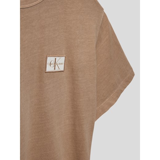 T-shirt z naszywką z logo model ‘BADGE MINERAL’ 140 Peek&Cloppenburg 
