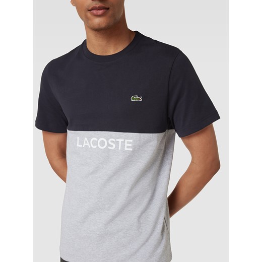 T-shirt z naszywką z logo model ‘COLOUR BLOCK’ Lacoste XXL Peek&Cloppenburg