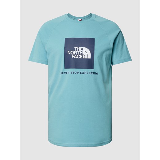 T-shirt z nadrukiem z logo The North Face XL promocja Peek&Cloppenburg 
