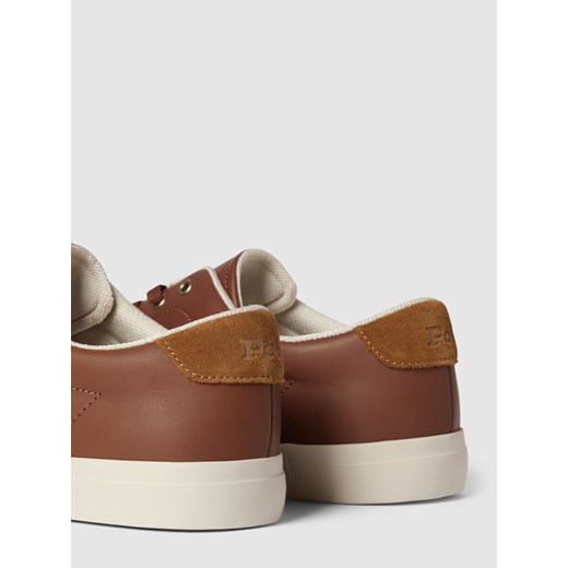 Sneakersy ze skóry z wyhaftowanym logo model ‘LONGWOOD’ Polo Ralph Lauren 40 wyprzedaż Peek&Cloppenburg