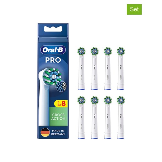 Oral-B Wymienne końcówki (8 szt.) "Pro CrossAction" onesize promocyjna cena Limango Polska