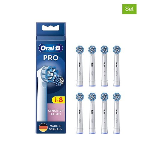 Oral-B Wymienne końcówki (8 szt.) "Pro Sensitive Clean" onesize wyprzedaż Limango Polska