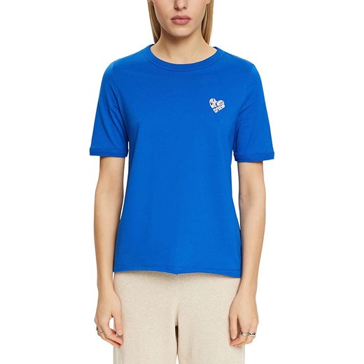 ESPRIT Koszulka w kolorze niebieskim Esprit L wyprzedaż Limango Polska