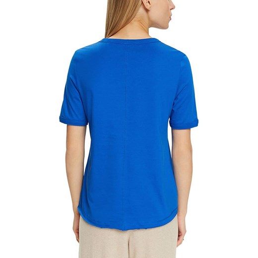 ESPRIT Koszulka w kolorze niebieskim Esprit L wyprzedaż Limango Polska