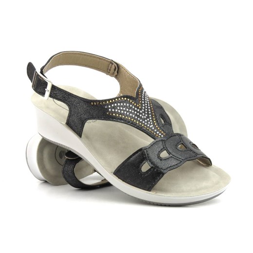 Wygodne sandały damskie INBLU SE-07, czarne ze sklepu ulubioneobuwie w kategorii Sandały damskie - zdjęcie 160819340