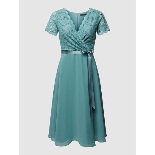 Sukienka koktajlowa PLUS SIZE w stylu kopertowym Swing Curve 48 Peek&Cloppenburg