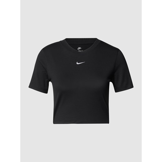 T-shirt krótki z wyhaftowanym logo Nike L okazyjna cena Peek&Cloppenburg 