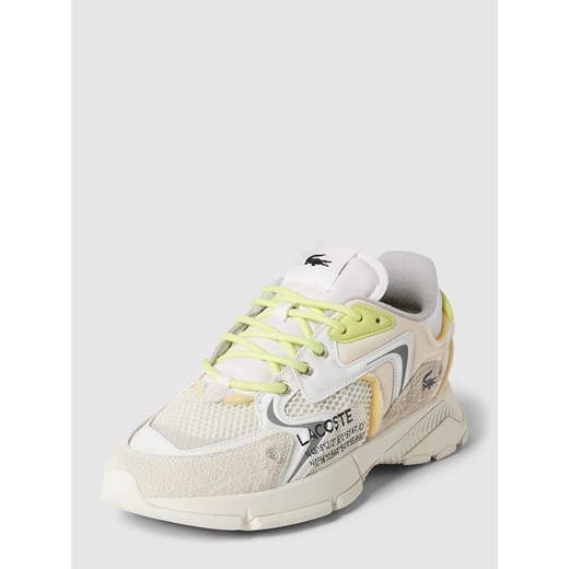 Sneakersy z mieszanki skóry z obszyciem w kontrastowym kolorze Lacoste 44 Peek&Cloppenburg
