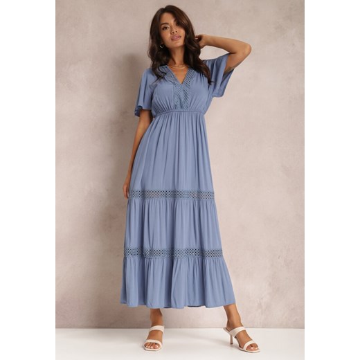 Niebieska Sukienka Ilythyrra ze sklepu Renee odzież w kategorii Sukienki - zdjęcie 160830801