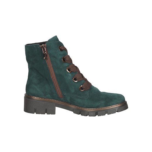 Ara Shoes Skórzane botki w kolorze zielonym Ara Shoes 38,5 okazyjna cena Limango Polska