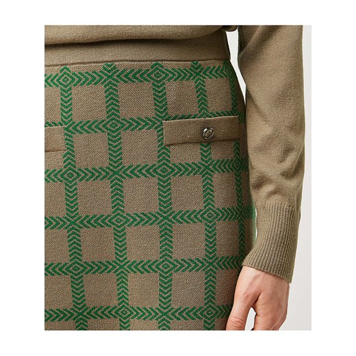 Rodier Spódnica w kolorze zielonym Rodier M okazyjna cena Limango Polska