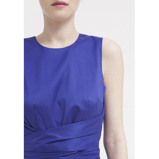 ESPRIT Collection Sukienka koktajlowa electric blue zalando fioletowy bawełna