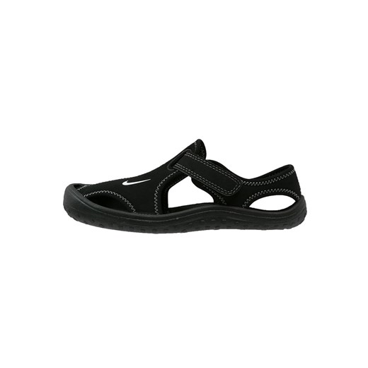 Nike Performance SUNRAY PROTECT Sandały kąpielowe black/white/dark grey zalando czarny guma