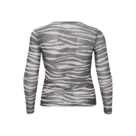 KAFFE curve Koszulka &quot;Meshu&quot; w kolorze czarno-białym S Limango Polska promocja