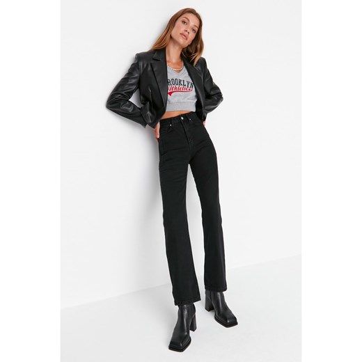 trendyol Dżinsy w kolorze czarnym Trendyol 38 wyprzedaż Limango Polska