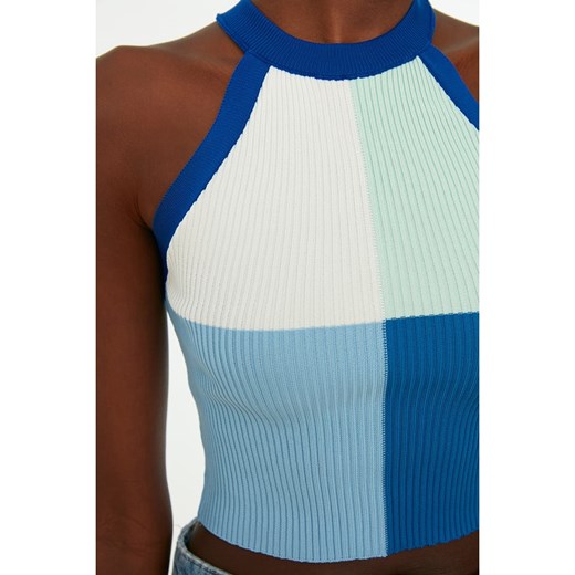 trendyol Top w kolorze niebieskim Trendyol XS promocja Limango Polska