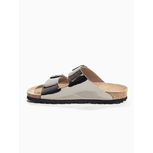BAYTON Klapki &quot;Tracy&quot; w kolorze srebrnym 36 okazyjna cena Limango Polska