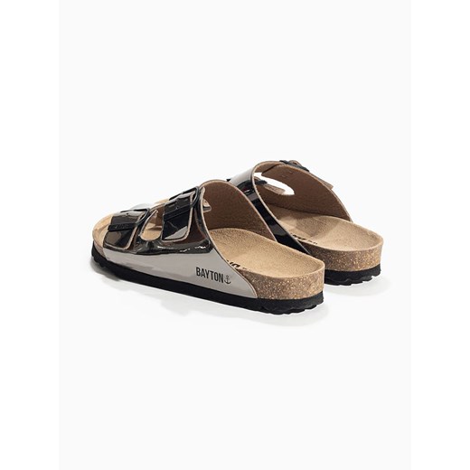 BAYTON Klapki &quot;Tracy&quot; w kolorze srebrnym 36 wyprzedaż Limango Polska