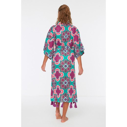 trendyol Kimono w kolorze turkusowo-fioletowym Trendyol S/M okazyjna cena Limango Polska