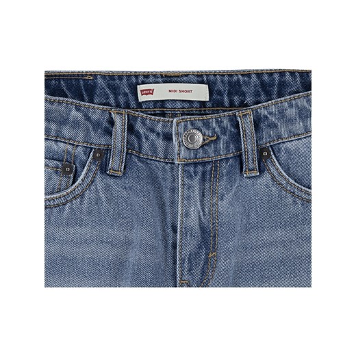 Levi's Kids Szorty dżinsowe kolorze niebieskim 164 okazyjna cena Limango Polska