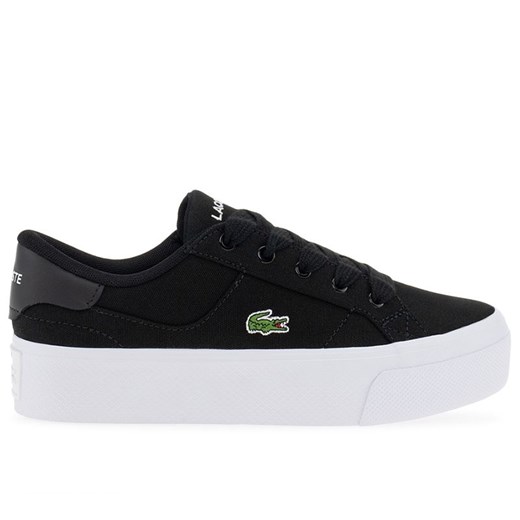 Buty Lacoste Ziane Platform Textile 745CFA0012-312 - czarne ze sklepu streetstyle24.pl w kategorii Trampki damskie - zdjęcie 160904410