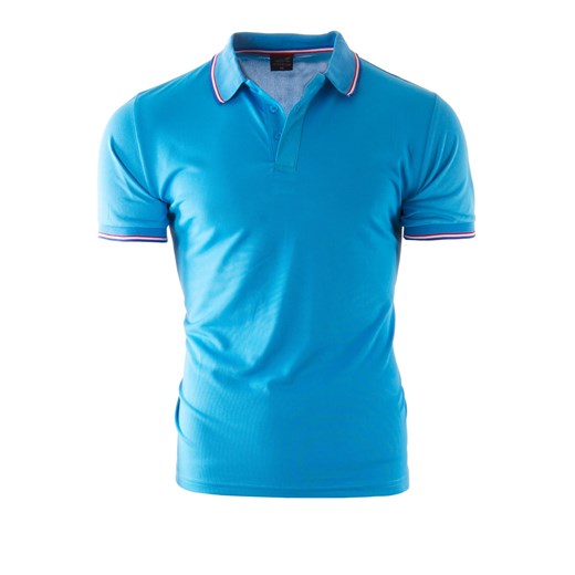 koszulka polo YP206 - turkus ze sklepu Risardi w kategorii T-shirty męskie - zdjęcie 160910770