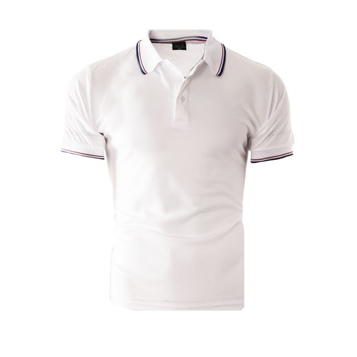 koszulka polo YP206 - biała ze sklepu Risardi w kategorii T-shirty męskie - zdjęcie 160910772