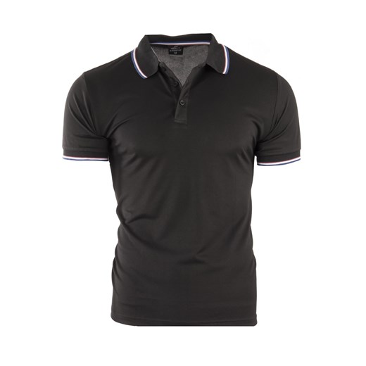 koszulka polo YP206 - czarna ze sklepu Risardi w kategorii T-shirty męskie - zdjęcie 160910774