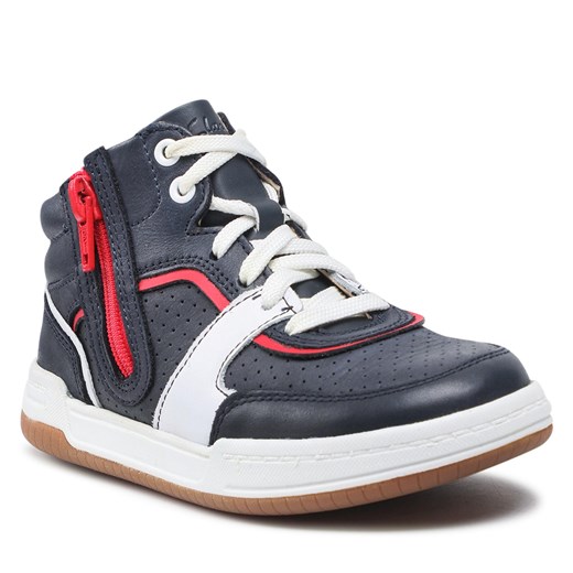 Trzewiki Clarks Fawn Peak K 261590007 Navy Leather Clarks 29 eobuwie.pl wyprzedaż