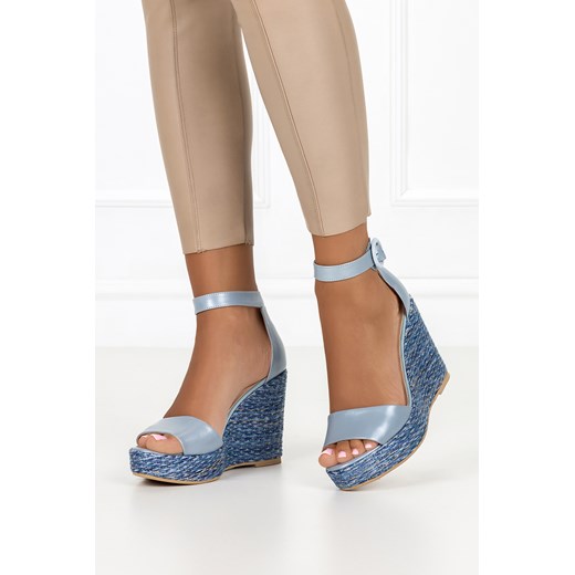 Espadryle damskie Casu casual na koturnie